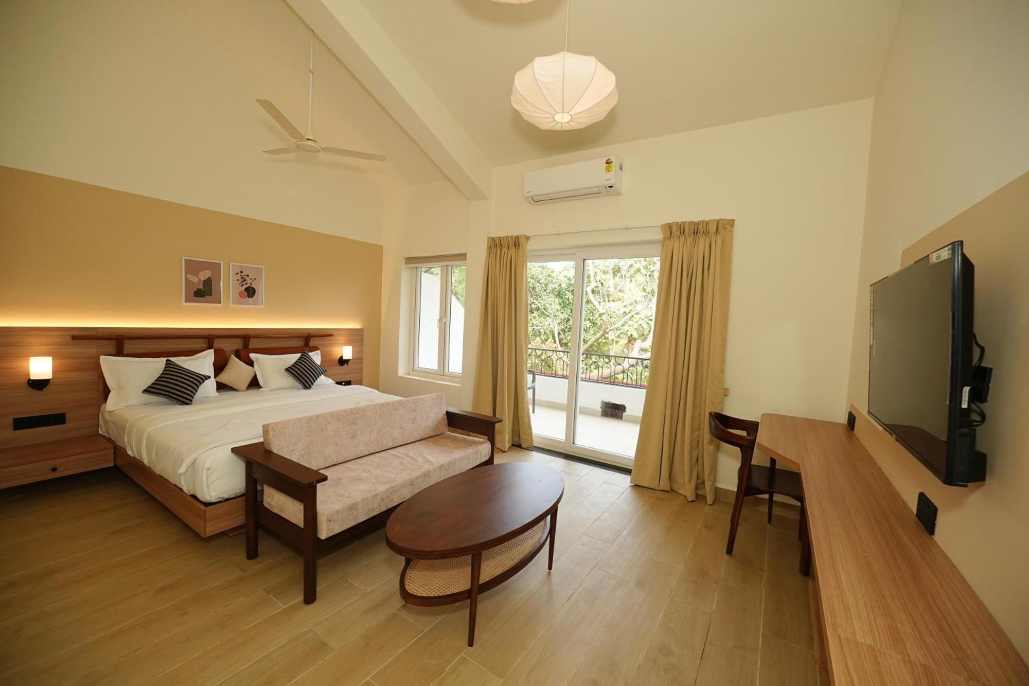 Anjuna Beach Resort Bagian luar foto